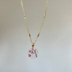 Blossom - Pressed Flower Pendant Necklace