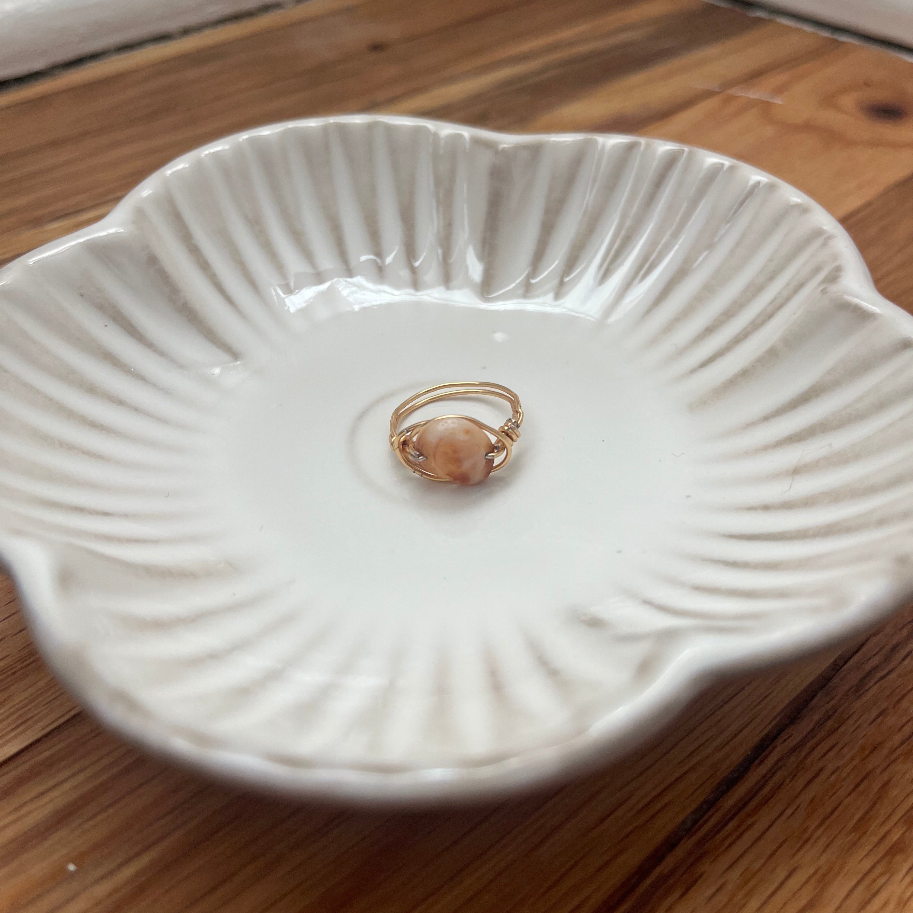 A Drop from Jupiter - Wire Wrapped Ring