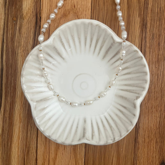 Mima’s Pearls - beaded pearl necklace