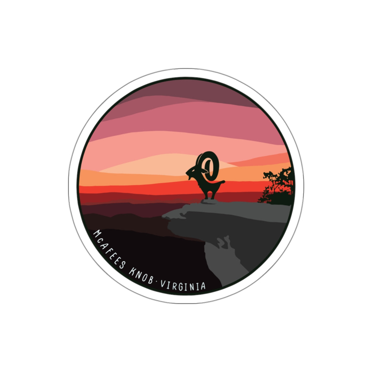 McAfees Knob Sticker