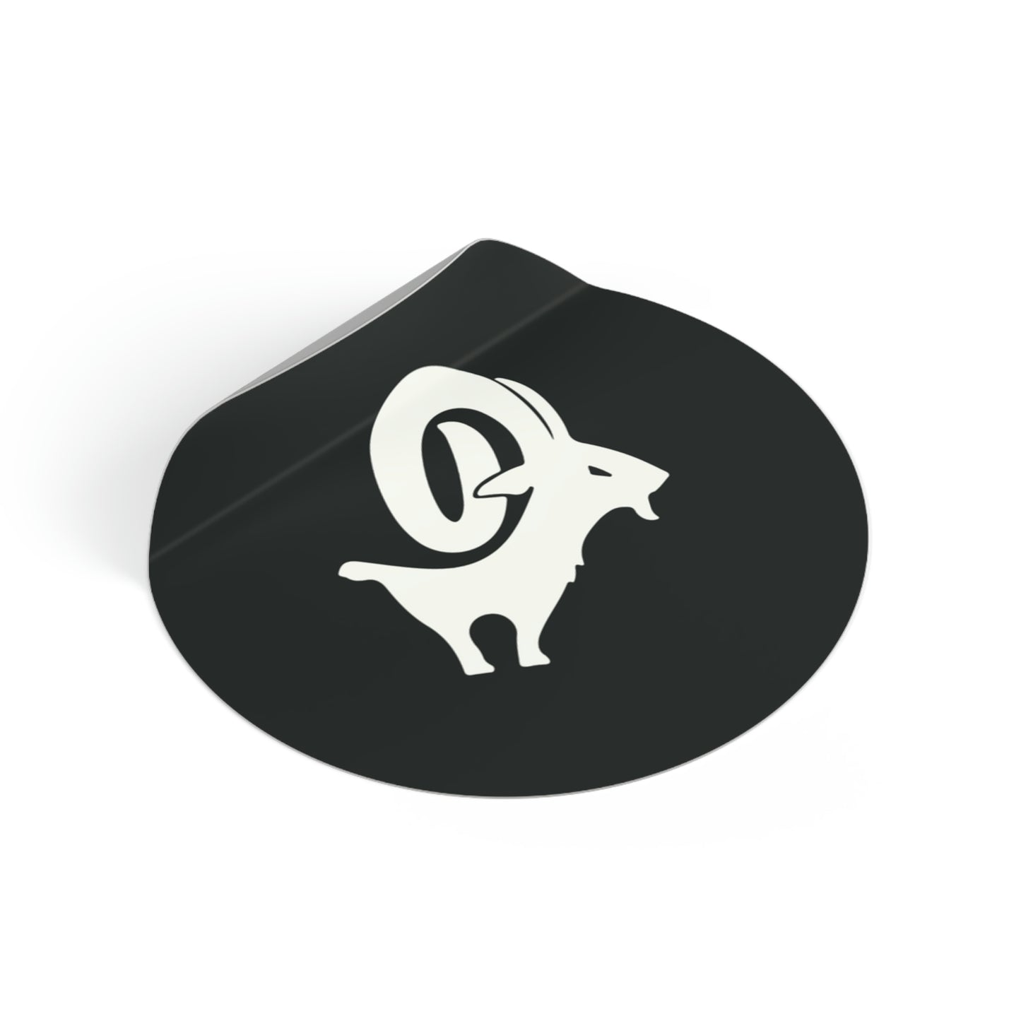 Round Vinyl Gunther Stickers